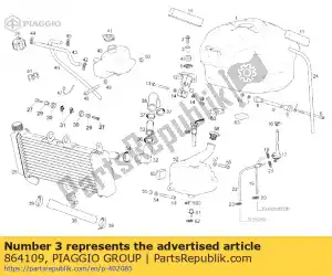 Piaggio Group 864109 arbusto - Lado inferior