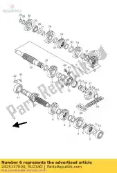 Tutaj możesz zamówić bieg, 5. Nap? D od Suzuki , z numerem części 2425137E00: