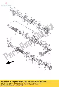 suzuki 2425137E00 bieg, 5. nap?d - Dół