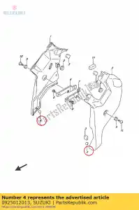 Suzuki 0925012013 cap,od:12.3 - Bottom side