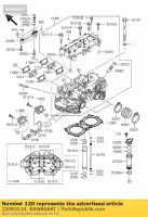 120R0514, Kawasaki, boulon kawasaki w  a c w650 650 , Nouveau