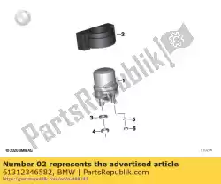 Here you can order the bracket for starter relay from BMW, with part number 61312346582: