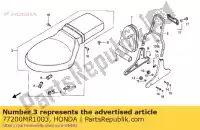 77200MR1003, Honda, komplet siedze?., podwójne honda vt shadow c vt600c vt600cm 600 , Nowy