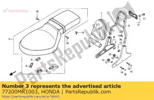 Honda 77200MR1003 seat assy.,double - Bottom side