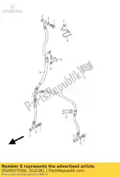 Tutaj możesz zamówić zacisk, przedni stanik od Suzuki , z numerem części 5926927G00: