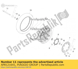 Aprilia AP8121641, Ring, OEM: Aprilia AP8121641