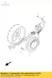 Here you can order the rotor assy from Yamaha, with part number 5S7814501000: