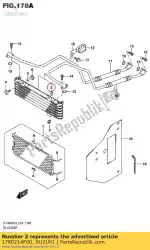 Here you can order the nut,rad. Fan from Suzuki, with part number 1780214F00: