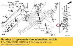 Here you can order the stay comp., oil cup from Honda, with part number 17270KZZ900: