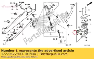 Honda 17270KZZ900 stay comp., oil cup - Bottom side