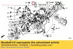 ophanging, knipperlichtrelais (mitsuba) van Honda, met onderdeel nummer 38306KK4000, bestel je hier online: