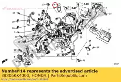 Tutaj możesz zamówić zawieszenie, przeka? Nik kierunkowskazów (mitsuba) od Honda , z numerem części 38306KK4000: