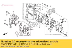 Honda 45290MCB611 zespó? wspornika, r. fr. - Dół