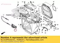 81310MGSD31, Honda, prise comp., couvercle honda nc  xa integra d dct xd dtc sd s x sa nc700x nc700xa nc700xd nc750xa 700 750 , Nouveau