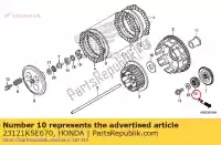 23121KSE670, Honda, engranaje, transmisión primaria (17t) honda  crf 150 2007 2008 2009 2012 2013 2014 2018 2019 2020, Nuevo