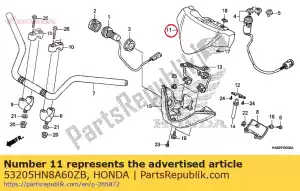 Honda 53205HN8A60ZB os?ona miernika górna * r232 - Dół