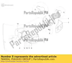 Qui puoi ordinare lampada da Piaggio Group , con numero parte 584004: