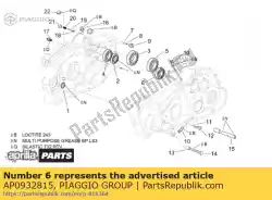 Here you can order the bearing 6303 etn9 from Piaggio Group, with part number AP0932815: