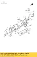 1431007E10E02, Suzuki, t?umik, wydech suzuki uh burgman  uh200 200 , Nowy