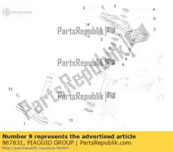 Tutaj możesz zamówić gumowa podk? Adka od Piaggio Group , z numerem części 887831: