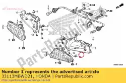 Aqui você pode pedir o tubo, cp em Honda , com o número da peça 33113MBWD21:
