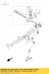 Ici, vous pouvez commander le maître-cylindre comme auprès de Yamaha , avec le numéro de pièce 5P0F583T0300: