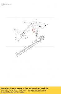 aprilia 270423 kraftstofffilter - Unterseite