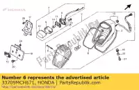 33709MCH671, Honda, pas de description disponible honda vtx 1800 2002 2003 2004 2005 2006, Nouveau