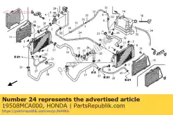 Qui puoi ordinare nessuna descrizione disponibile al momento da Honda , con numero parte 19508MCA000: