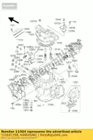 110041298, Kawasaki, tête de joint kawasaki kdx  h kdx200 200 , Nouveau