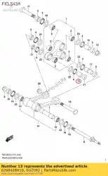 Aqui você pode pedir o espaçador, rr cushi em Suzuki , com o número da peça 6268428H10: