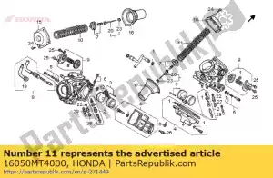 Honda 16050MT4000 mola, bobina de compressão - Lado inferior