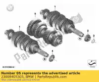 23008405303, BMW, manche intermediaire bmw  1600 2010 2011 2012 2013 2014 2015 2016, Nouveau