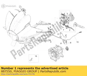 Piaggio Group 887550 pompa frizione - Il fondo