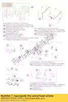 60012073050, KTM, roadbook suporte 03 ktm adventure 950 2003 2004 2005, Novo