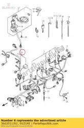 Here you can order the harness,wiring from Suzuki, with part number 3662011J02:
