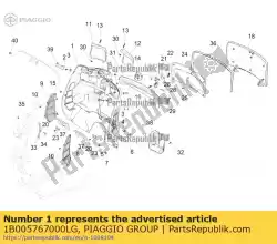 Here you can order the bauletto anteriore from Piaggio Group, with part number 1B005767000LG: