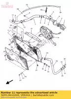 3GM124610000, Yamaha, radiator assy yamaha fzr 1000, New