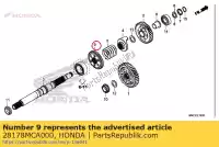 28178MCA000, Honda, versnelling, achteruit aangedreven (45t) honda  gl 1500 1800 1988 1989 1990 1991 1992 1993 1994 1995 1996 1997 1998 1999 2000 2001 2002 2003 2004 2005 2006 2007 2008 2009 2010 2012 2013 2017 2018 2019, Nieuw