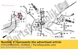 Qui puoi ordinare nessuna descrizione disponibile al momento da Honda , con numero parte 47610HB2000: