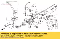 24700KK1620, Honda, pédale comp.change honda xr  r xr250r 250 , Nouveau