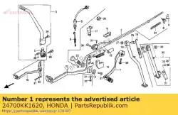 Aqui você pode pedir o pedal comp. Change em Honda , com o número da peça 24700KK1620: