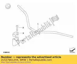 Ici, vous pouvez commander le ligne d'embrayage flexible, haut auprès de BMW , avec le numéro de pièce 21527661244: