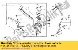 Tutaj możesz zamówić zespó? Cylindra, fr. Mistrz od Honda , z numerem części 45500KPR901: