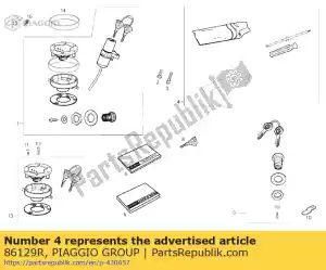 Piaggio Group 86129R tool kit - Bottom side