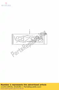 suzuki 1124119F00 joint, cylindre - La partie au fond