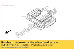 Aqui você pode pedir o kit de junta, um em Honda , com o número da peça 06111MZ0E10: