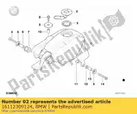 16112309124, BMW, tubo di riempimento bmw  1200 1996 1997 1998 1999 2000 2001 2002 2003 2004, Nuovo