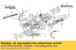 Qui puoi ordinare segno, cappuccio superiore * tipo 5 * (tipo 5) da Honda , con numero parte 64233MAL900ZB: