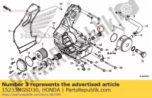 honda 15233MGSD30 parafuso, vedação, 22 mm - Lado inferior